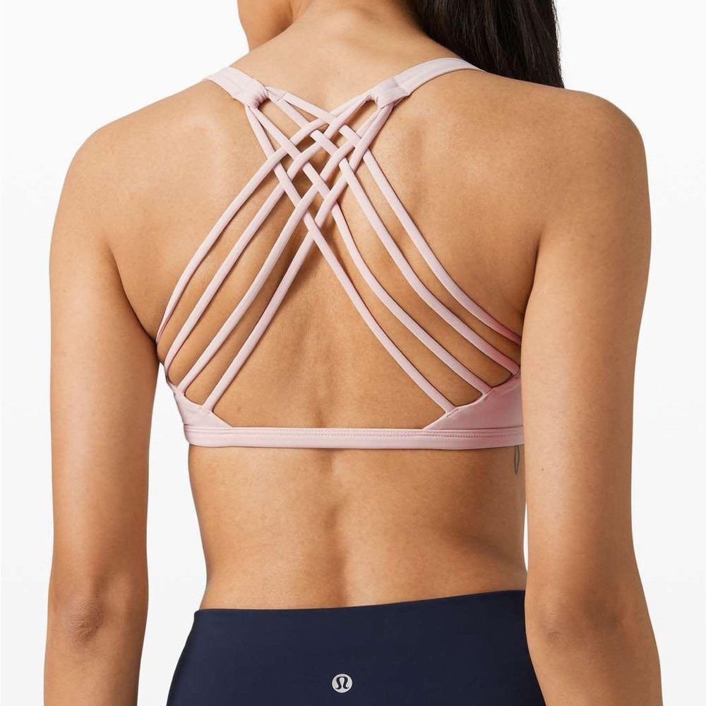 Sold! Lululemon free to be bra pink